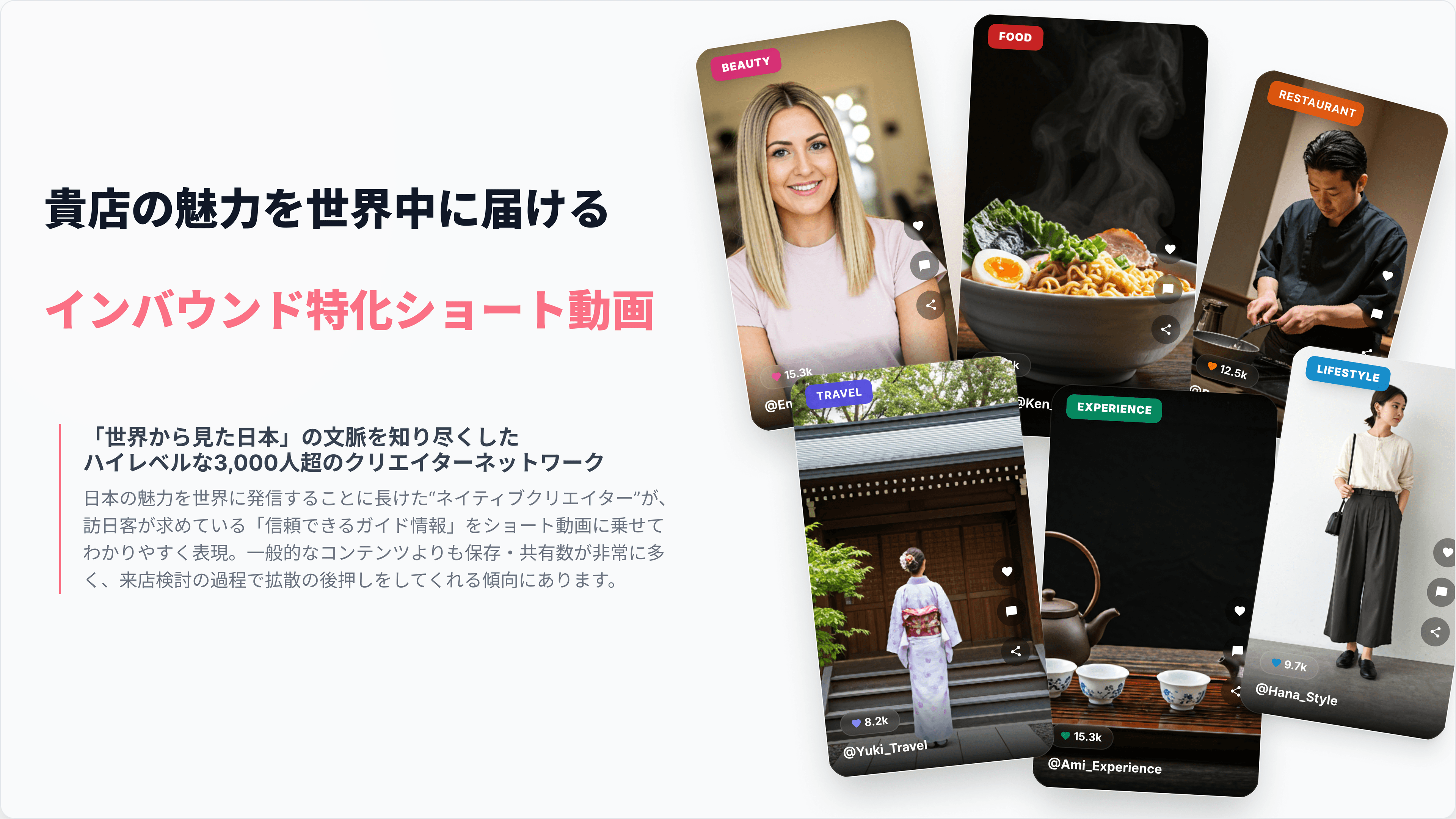 Creator Network - 3,000+ Global Creators